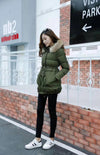 เสื้อโค้ทดาวน์กันหนาวมีฮู้ด  - Lightweight Hooded Down Jacket