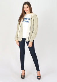 เสื้อแจ็กเก็ตเบสิค - Casual Zip-Up Hoodie Jackets