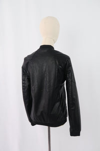 เสื้อแจ็คเก็ตหนัง  - Zipper Slim Biker Jackets