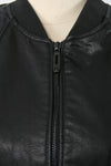 เสื้อแจ็คเก็ตหนัง  - Zipper Slim Biker Jackets