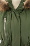 เสื้อโค้ทดาวน์กันหนาวมีฮู้ด  - Lightweight Hooded Down Jacket