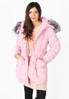 เสื้อโค้ทดาวน์กันหนาว แบบอุ่นติดลบ - Puffer Down Coat Parka With Fur Hood